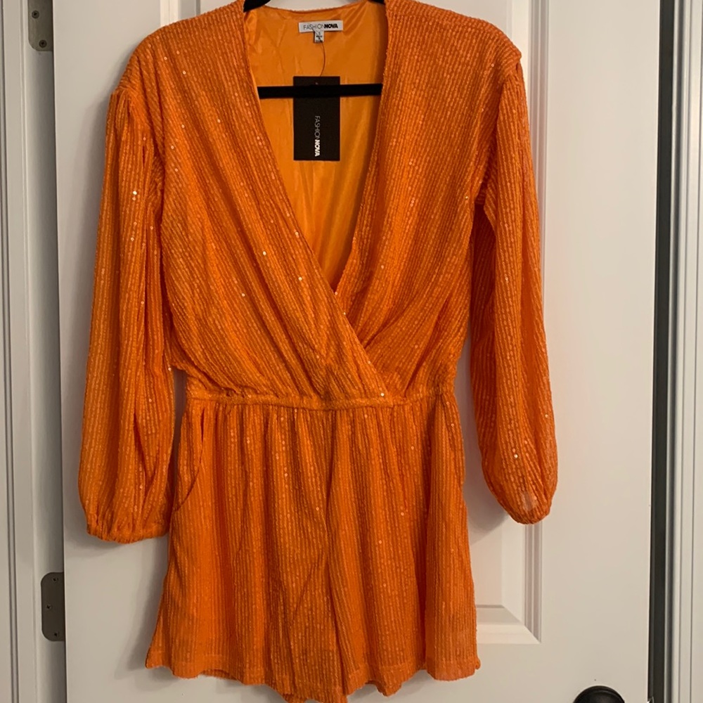 sequin romper